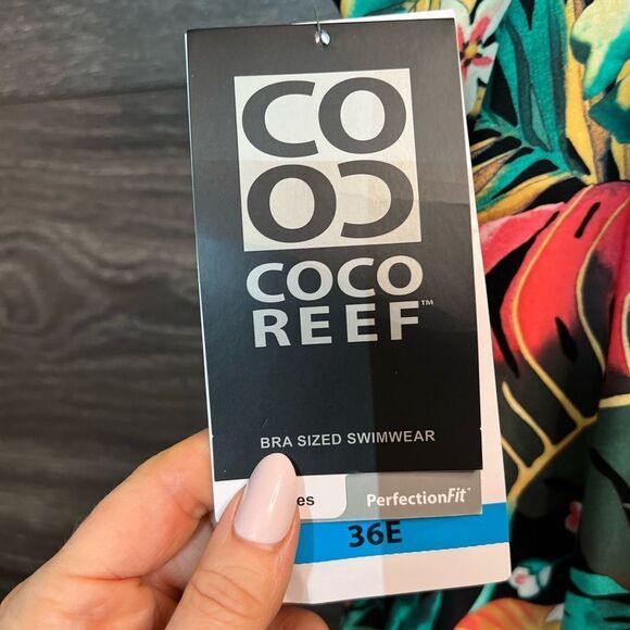 COCO REEF Enrapture Bra Sized Underwire One Piece Molded Push Up in Sz 36E. NWT! - Picture 14 of 16